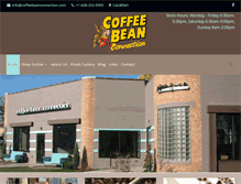 Tablet Screenshot of coffeebeanconnection.com